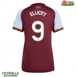 Aston Villa Harvey Elliott #9 Hemmatröja Kvinnor 2025-26 Kortärmad